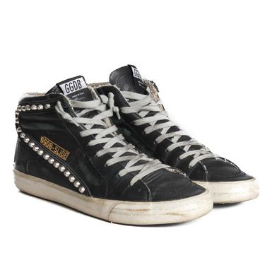 Golden Goose Studded Leather High-Tops
