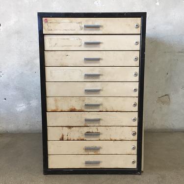 Vintage Metal Stacor Industrial Cabinet