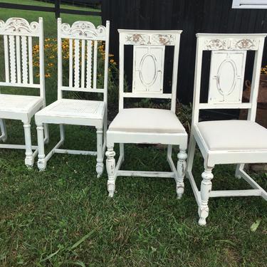 Vintage Oak Dining Chairs