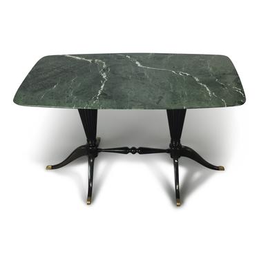 Paolo Buffa Low Table with Marble Top for Fratelli Cassina