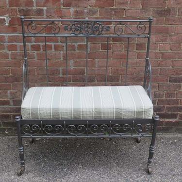English Bench made from an Antique Daybed