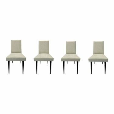Thomas Pheasant for Baker Furniture Modern Wedge Dining Chairs - Set of 5