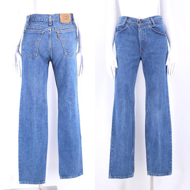 70s 80s LEVIS Student Fit orange tab 705 high waist jeans 29 / vintage 1970s 1980s vintage wash sexy fit Levis denim pants 29 x 32 