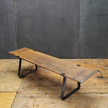 Vintage Salvage Assemblage Architects Minimalist Sling Coffee Table Bench 