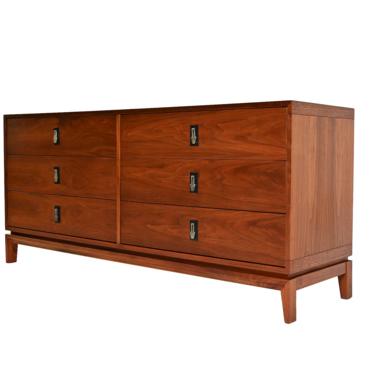 Walnut Dresser by John Keal for Brown Saltman Mid Century Modern 