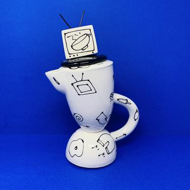 Postmodern TV Coffee Pot