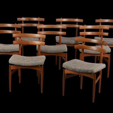 Kai Kristiansen for Poul Hundevad Teak Dining Chairs