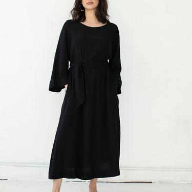 Tomoko Bell Sleeve Midi-Dress