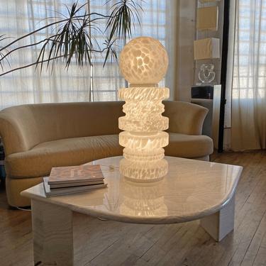Mazzega Pawn Lamp Restored Cumulous Cloud Murano Glass Carlo Nasan Monumental Lamp Italian Postmodern Mid Century Modern 