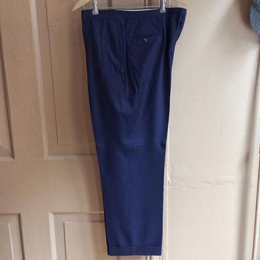 Vintage 1960s Bespoke Button Fly Trousers by Cifonelli. Size 35x29 2012 