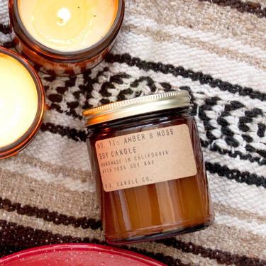 No. 11: Amber &amp; Moss Soy Candle 7.2oz