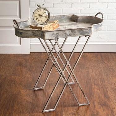 Metal Butlers Tray Table