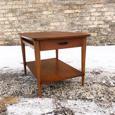 1964 Walnut Accent Table 