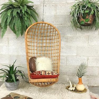 LOCAL PICKUP ONLY ------------ Vintage Rattan Chair Swing 