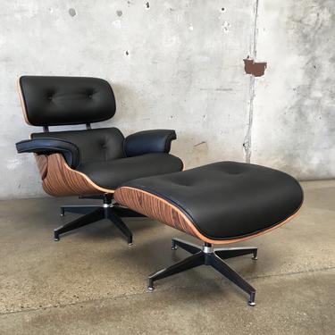 Herman Miller Eames Style Lounge Chair &amp; Ottoman