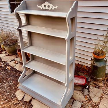 Drexel Solid Wood Bookcase Bookshelf Etagere by JoyfulHeartReclaimed