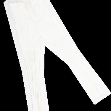 Issey Miyake Men white crinkle pleated pants