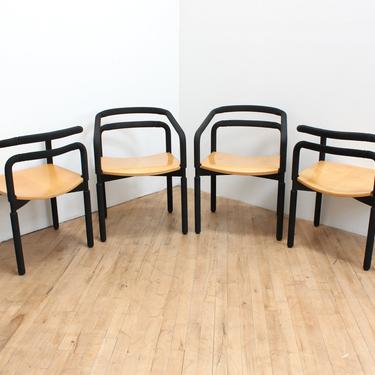 1983 Brian Kane Rubber Chairs Post Modern Metropolitan Furniture SFMOMA Sculptural 