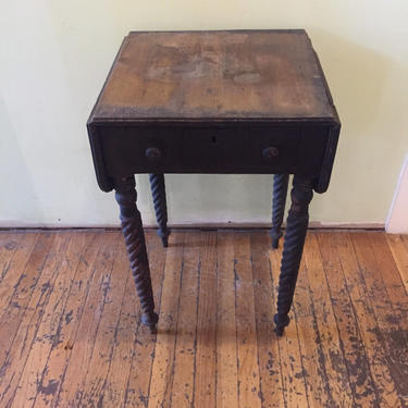 Antique Wooden Nightstand this item is not free to ship  please contact us for a shipping quote 