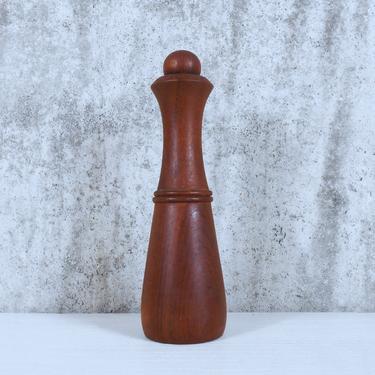 Dansk, Denmark Teak Pepper Mill Model #879 / Chess Piece Peppermill by Jens Quistgaard 