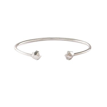 Faceted Open Bangle