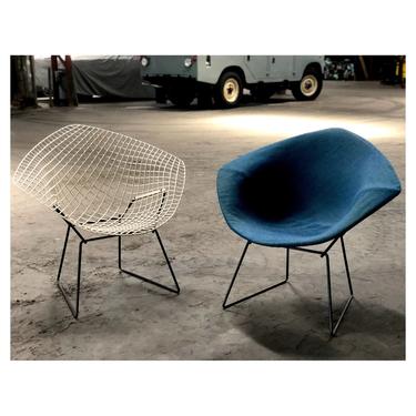(SOLD) Pair of Harry Bertoia for Knoll 421 Diamond Chairs