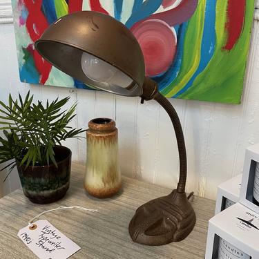 Art Deco Industrial Gooseneck Desk Lamp