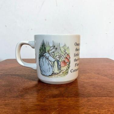 Vintage Wedgwood Of Etriria &amp; Barlaston Beatrix Potter Peter Rabbit Nurseryware Mug 