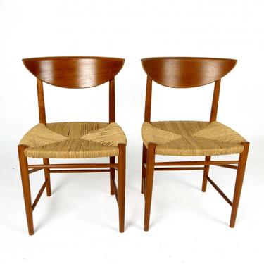Set of 4 Peter Hvidt Dining Chairs in Teak