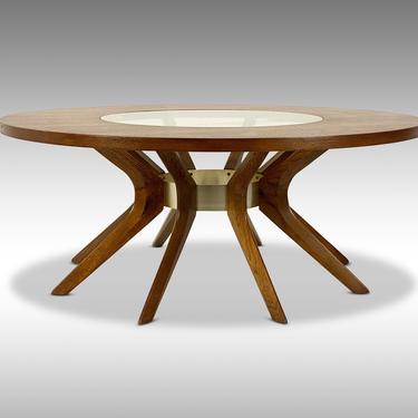 Broyhill Brasilia Cathedral Coffee Table, Circa 1960s - *Please ask for a shipping quote before you purchase. 