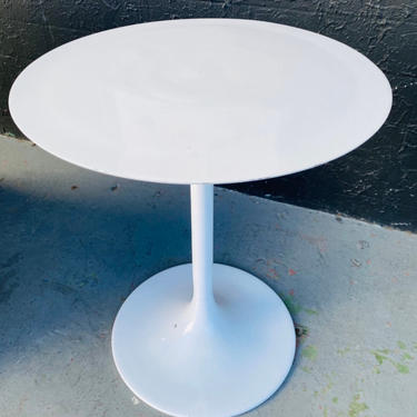 White Tulip Style Side Table