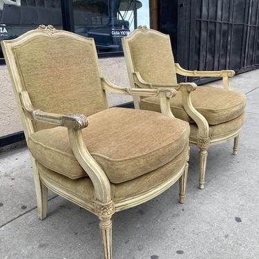 Roost Ruler | Mid-century Bergere Chairs