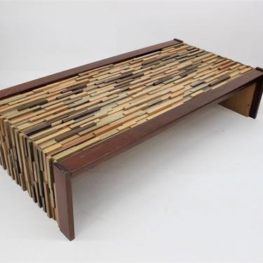Mid Century Modern Brazilian Percival Lafer Jacaranda coffee table | Gre-Stuff 