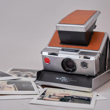 Vintage Polaroid Land Camera SX-70 Alpha 1 Leather Strap Tested 