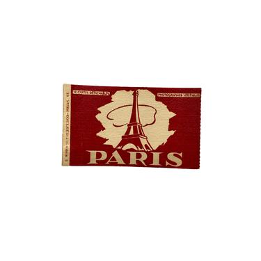 Vintage Paris Postcard Booklet 