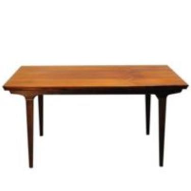 14235 Johannes Andersen Designed Danish Modern Rosewood Extension Dining Table, circa 1960
