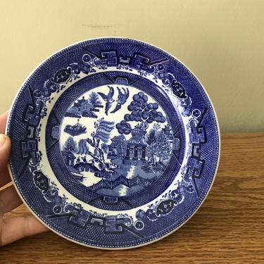 Shenango China Blue Willow Plate 