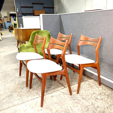 Erik buch model 310 teak dining chairs