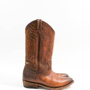 Frye The Billy Stud Pull On Boots, Size 8