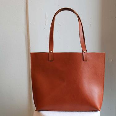 Meron - Handmade Leather Tote Bag