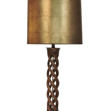 James Mont Helix Lamp Frederick Cooper Spiral Column with Shade