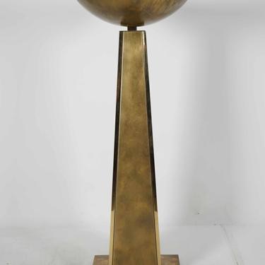 Tall Monumental Brass Cup / Planter  - 48\" tall