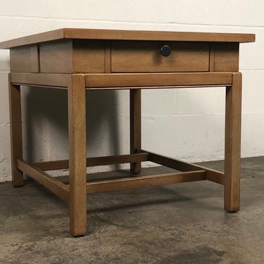 American of Martinsville Mid-Century 1-Drawer End Table / Nightstand 