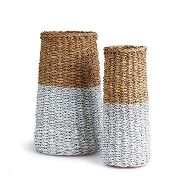 SEAGRASS VASES, set of 2 