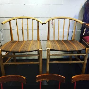                  Pair of MCM danish side chairs. $160