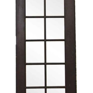 Vintage 12 Lite Oak French Door 88.125 x 32.125