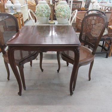 Petite French Game Table &amp; Chairs