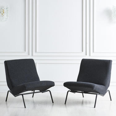 Pair of Pierre Paulin for Thonet CM 194 Lounge Chairs