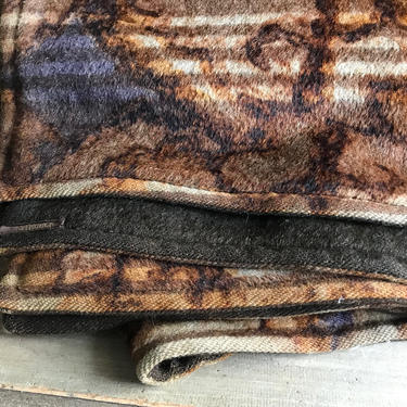 Antique Stroock Mohair Sleigh Blanket Carriage Buggy Lap Throw Victorian Era 1800s Original Label 