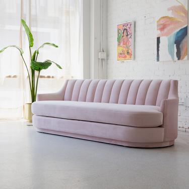 Elisabeth Pink Velvet Sofa